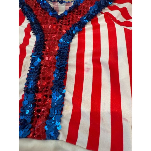 Toddler Girl Dansco U.S.A. Sequin Baseball Dance Outfit, size 3T - Picture 10 of 16